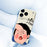 For iPhone 18 Pro Max / 17 Pro Max Case Make Faces Kid Pattern Printing Straight Edge TPU Phone Back Cover - Beige - 5
