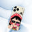 For iPhone 18 Pro Max / 17 Pro Max Case Cute Kid Pattern Printing Straight Edge TPU Phone Back Cover - Beige - 5
