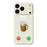 For iPhone 18 Pro Max / 17 Pro Max Case Beer Pattern Printing Straight Edge TPU Phone Back Cover - Beige - 1