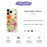 For iPhone 18 Pro Max / 17 Pro Max Case Beautiful Flowers Pattern Printing Straight Edge TPU Phone Back Cover - Beige - 2