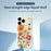 For iPhone 18 Pro Max / 17 Pro Max Case Beautiful Flowers Pattern Printing Straight Edge TPU Phone Back Cover - Beige - 3