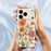 For iPhone 18 Pro Max / 17 Pro Max Case Beautiful Flowers Pattern Printing Straight Edge TPU Phone Back Cover - Beige - 6