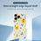For iPhone 18 Pro Max / 17 Pro Max Case Yellow Floral and Leaves Pattern Printing Straight Edge TPU Phone Back Cover - Beige - 3
