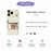 For iPhone 18 Pro Max / 17 Pro Max Case Three Animal Dolls Pattern Printing Straight Edge TPU Phone Back Cover - Beige - 2