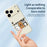 For iPhone 18 Pro Max / 17 Pro Max Case Three Animal Dolls Pattern Printing Straight Edge TPU Phone Back Cover - Beige - 4