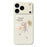 For iPhone 18 Pro Max / 17 Pro Max Case Sketch Leaves Pattern Printing Straight Edge TPU Phone Back Cover - Beige - 1