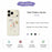 For iPhone 18 Pro Max / 17 Pro Max Case Sketch Leaves Pattern Printing Straight Edge TPU Phone Back Cover - Beige - 2