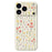 For iPhone 18 Pro Max / 17 Pro Max Case Flowers and Grass Pattern Printing Straight Edge TPU Phone Back Cover - Beige - 1
