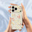 For iPhone 18 Pro Max / 17 Pro Max Case Flowers and Grass Pattern Printing Straight Edge TPU Phone Back Cover - Beige - 4