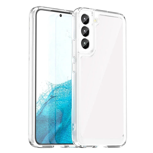 For Samsung Galaxy S23 TPU + Acrylic Hybrid Case Shockproof Protective Phone Cover - Transparent - 1