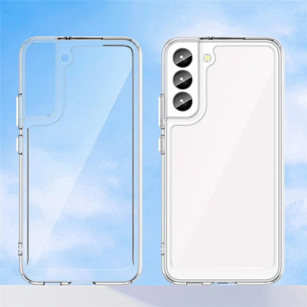 For Samsung Galaxy S23 TPU + Acrylic Hybrid Case Shockproof Protective Phone Cover - Transparent - 2