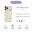 For iPhone 18 Pro / 17 Pro Case Floral Bow Pattern Printing Straight Edge TPU Phone Back Cover - Beige - 2