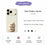 For iPhone 18 Pro / 17 Pro Case Angry Cat Pattern Printing Straight Edge TPU Phone Back Cover - Beige - 2