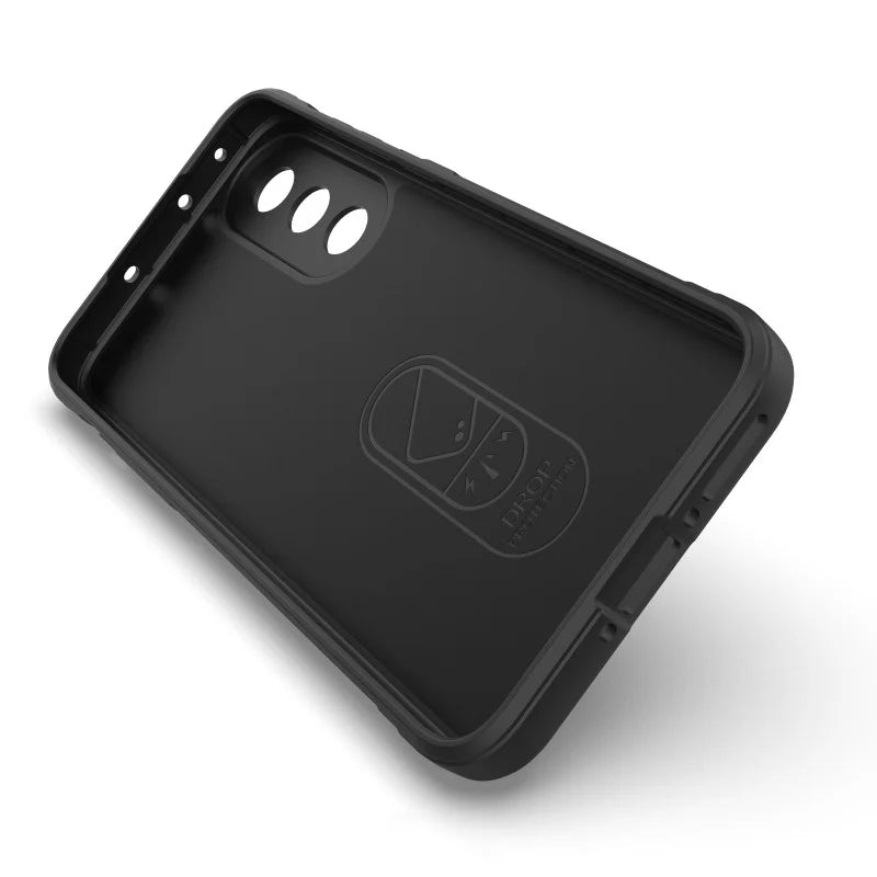 WANLONFENG For OnePlus Ace 5 Ultra 5G / OnePlus Nord 5 5G TPU Case  HD Series Anti Slip Phone Cover with Tempered Glass - Black - 2