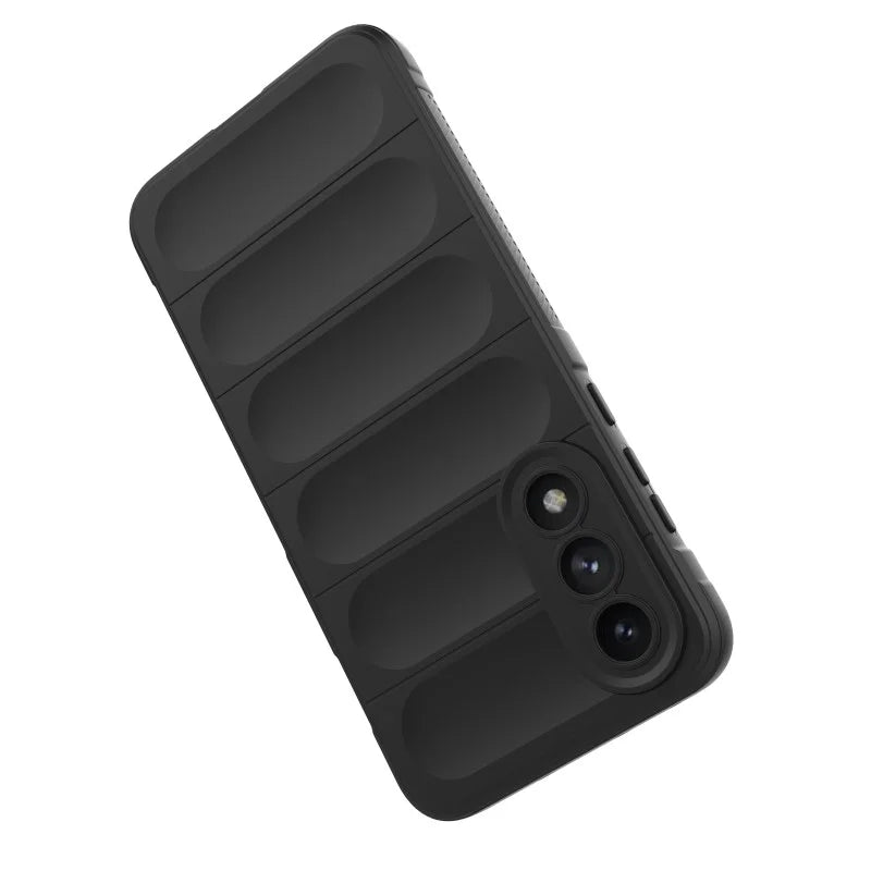 WANLONFENG For OnePlus Ace 5 Ultra 5G / OnePlus Nord 5 5G TPU Case  HD Series Anti Slip Phone Cover with Tempered Glass - Black - 3
