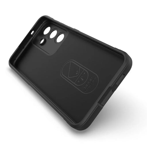 WANLONFENG For Samsung Galaxy S25 FE TPU Case  HD Series Anti Slip Phone Cover with Tempered Glass - Black - 2