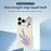 For iPhone 18 Pro / 17 Pro Case Lavender Pattern Printing Straight Edge TPU Phone Back Cover - Beige - 3