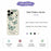 For iPhone 18 Pro / 17 Pro Case Green Butterfly Pattern Printing Straight Edge TPU Phone Back Cover - Beige - 2