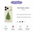 For iPhone 18 Pro / 17 Pro Case Christmas Tree Pattern Printing Straight Edge TPU Phone Back Cover - Beige - 2