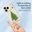 For iPhone 18 Pro / 17 Pro Case Christmas Tree Pattern Printing Straight Edge TPU Phone Back Cover - Beige - 4