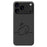 For iPhone 18 Pro / 17 Pro Case Stick Figure Pattern Printing Straight Edge TPU Phone Back Cover - Black - 1