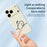 For iPhone 18 Pro / 17 Pro Case Stick Figure Pattern Printing Straight Edge TPU Phone Back Cover - Black - 3