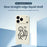 For iPhone 18 Pro / 17 Pro Case Stickman Toilet Pattern Printing Straight Edge TPU Phone Back Cover - Green - 2