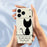 For iPhone 18 Pro / 17 Pro Case Black Cat on the Wall Pattern Printing Straight Edge TPU Phone Back Cover - Green - 4