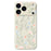 For iPhone 18 Pro / 17 Pro Case Pink Blue Flowers Pattern Printing Straight Edge TPU Phone Back Cover - Beige - 1