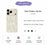 For iPhone 18 Pro / 17 Pro Case Pink Blue Flowers Pattern Printing Straight Edge TPU Phone Back Cover - Beige - 7