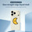 For iPhone 18 Pro / 17 Pro Case Yellow Moon Pattern Printing Straight Edge TPU Phone Back Cover - Beige - 3