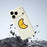 For iPhone 18 Pro / 17 Pro Case Yellow Moon Pattern Printing Straight Edge TPU Phone Back Cover - Beige - 7