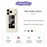 For iPhone 18 Pro / 17 Pro Case Stitching Photos Pattern Printing Straight Edge TPU Phone Back Cover - Beige - 2