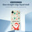 For iPhone Air Case Christmas Gifts Pattern Printing Straight Edge TPU Phone Back Cover - Beige - 3