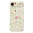 For iPhone Air Case Small Flower Leaves Pattern Printing Straight Edge TPU Phone Back Cover - Beige - 1