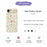 For iPhone Air Case Small Flower Leaves Pattern Printing Straight Edge TPU Phone Back Cover - Beige - 2