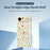For iPhone Air Case Small Flower Leaves Pattern Printing Straight Edge TPU Phone Back Cover - Beige - 3