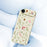 For iPhone Air Case Small Flower Leaves Pattern Printing Straight Edge TPU Phone Back Cover - Beige - 5