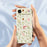 For iPhone Air Case Small Flower Leaves Pattern Printing Straight Edge TPU Phone Back Cover - Beige - 6