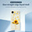For iPhone Air Case Golden Butterfly Sunflower Pattern Printing Straight Edge TPU Phone Back Cover - Beige - 3