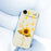 For iPhone Air Case Golden Butterfly Sunflower Pattern Printing Straight Edge TPU Phone Back Cover - Beige - 5