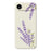 For iPhone Air Case Lavender Pattern Printing Straight Edge TPU Phone Back Cover - Beige - 1