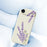 For iPhone Air Case Lavender Pattern Printing Straight Edge TPU Phone Back Cover - Beige - 5