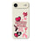 For iPhone Air Case Pink Elements Pattern Printing Straight Edge TPU Phone Back Cover - Beige - 1