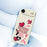 For iPhone Air Case Pink Elements Pattern Printing Straight Edge TPU Phone Back Cover - Beige - 5