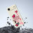For iPhone Air Case Pink Elements Pattern Printing Straight Edge TPU Phone Back Cover - Beige - 7