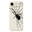 For iPhone Air Case Spider Pattern Printing Straight Edge TPU Phone Back Cover - Beige - 1