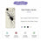For iPhone Air Case Spider Pattern Printing Straight Edge TPU Phone Back Cover - Beige - 2
