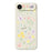 For iPhone Air Case Small Flowers Pattern Printing Straight Edge TPU Phone Back Cover - Beige - 1
