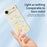 For iPhone Air Case Small Flowers Pattern Printing Straight Edge TPU Phone Back Cover - Beige - 4